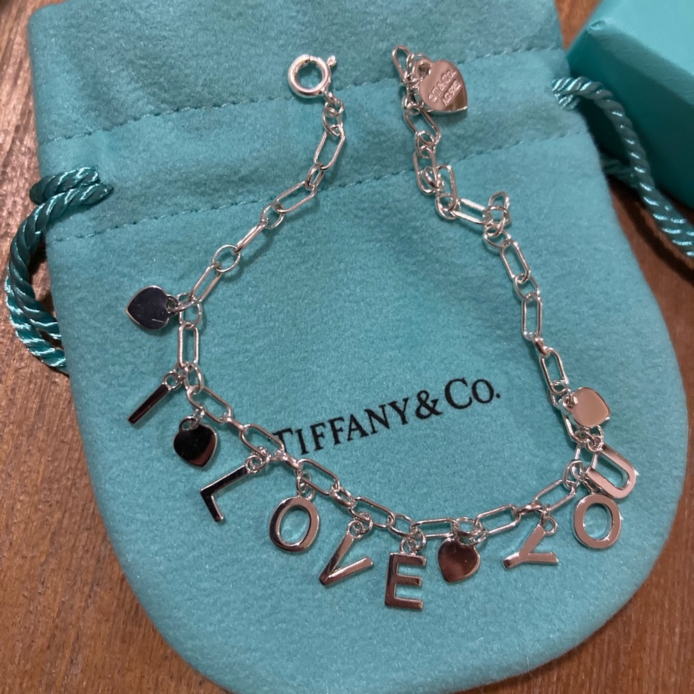 New! Tiffany & Co “I love you” bracelet